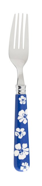 6105137	TENEDOR VINTAGE FLOWERS BLUE GD