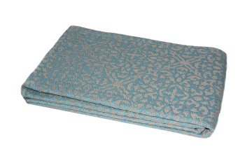 COUVRES LIT 240X260 CM 2.415 KG BLEU COTTON