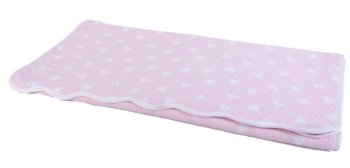 SERVIETTE 70X140 CM 0.704KG BLANC ROSE COTTON