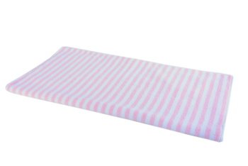 SERVIETE 70X150 CM 0.708KG BLANC ROSE COTTON