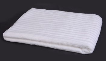 SERVIETTE 100X150 CM 0.768 KG BLANC COTTON