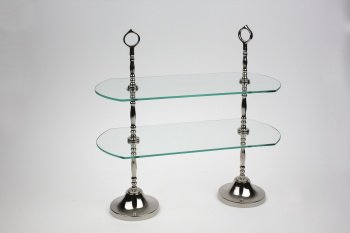 44171 29 X 51 X 19 CM 4.006 KG ARGENTE  glass/aluminium,