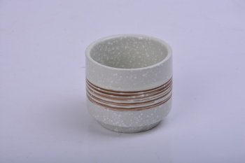 3086 MUG 7,5X7CM 0,189KG GRIS MARRON GRES
