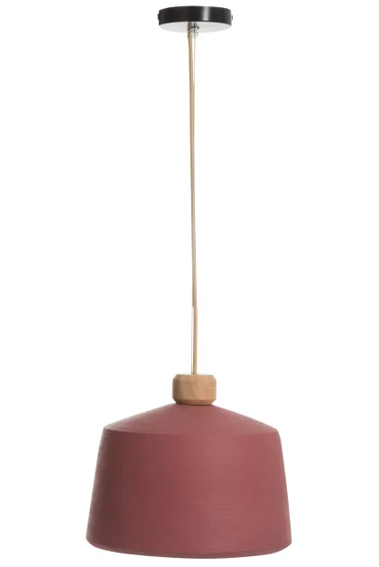 83837	HANGLAMP ROUND CEMENT PINK (27,5x27,5x26,5cm)