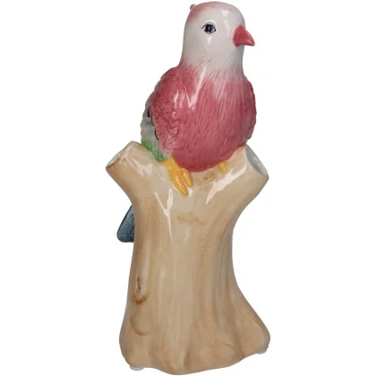 KAL-2133 VASE  9X6.7X20cm 0.31KG BEIGE ROSE DOLOMITE