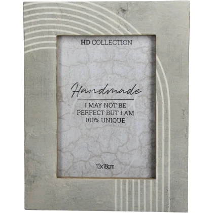 KAL-3679 CADRE PHOTO 13x18CM 0,576KG GRIS BOIS VERRE