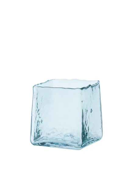7750580	BOUGEOIR 10x10x10,5CM 0,465KG TRANSPARENT  VERRE