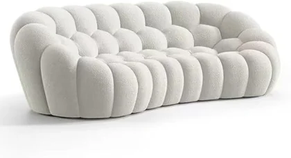 2457 FAUTEUIL 240X114X76CM BLANC