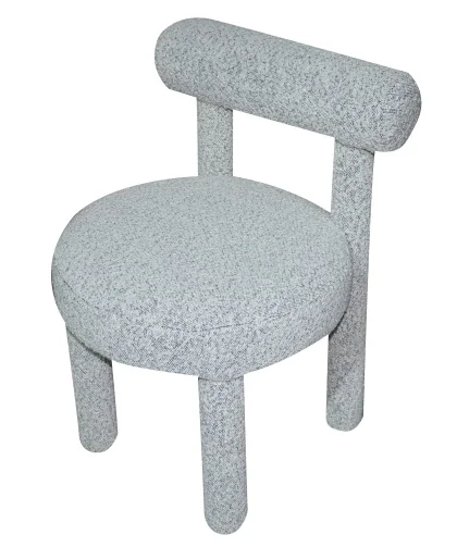 ODC-4267  W52D58H77CM BLANC BOIS BOUCLETTE