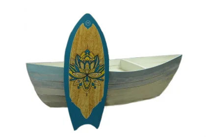 BATEAU BLEU BOIS