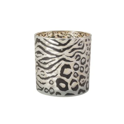 51173  BOUGEOIRE 10x12.5 cm 0.535 KG NOIR VERRE