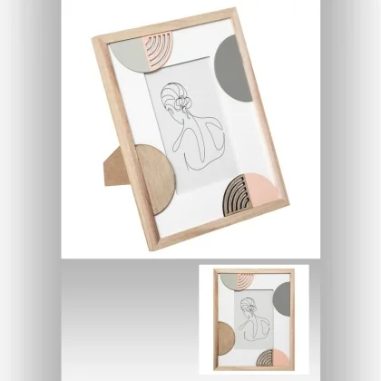179446 10X15CM 0.299KG BEIGE GRIS BOIS